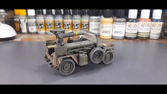 (FINISHED KIT REVIEW) Tamiya 1/35th U.S. M151A2 w/ TOW Missile Launcher (M220 Tracking System) смотреть онлайн
