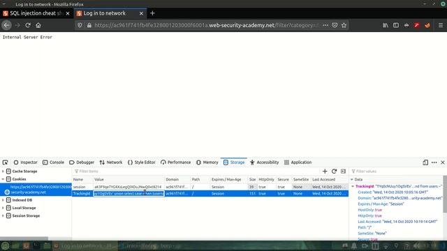 web security academy blind sql injection with conditional errors [Solition with python attack] смотреть онлайн