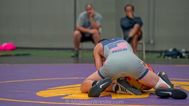 94 – Justus Thrasher {G} Of Indiana Outlaws Maroon Vs. Mason Goelz {R} Of OutWay FA IN