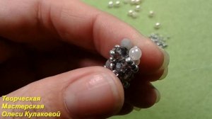 DIY Жгут из бисера Русская Спираль