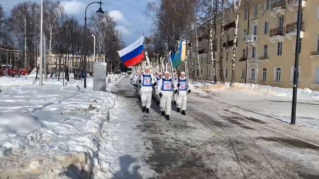 Лыжный переход в честь 80-й годовщины Вяземской воздушно-десантной операции / Наро-Фоминск - ВДВ - O смотреть онлайн