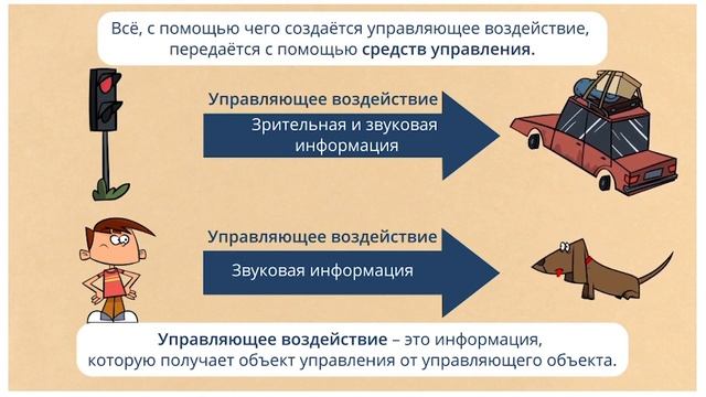 Управляющее воздействие и средство управления
