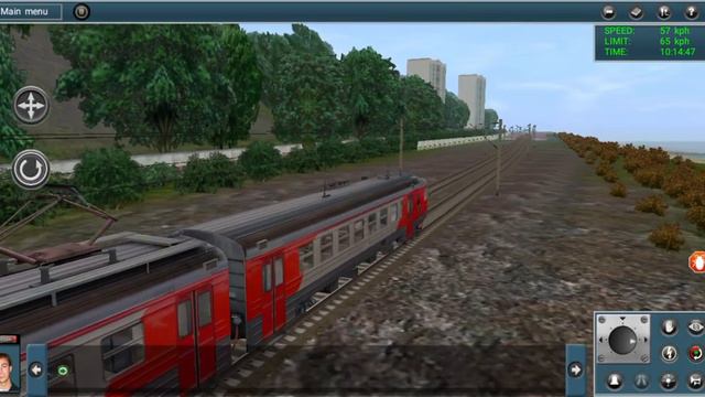 Поездка на электропоезде ЭД2Т 0024 в Trainz android смотреть онлайн
