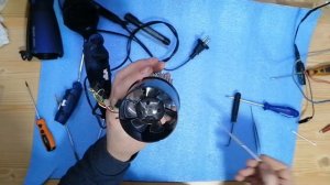 Ремот фена Vitek обошёлся без запчастей.