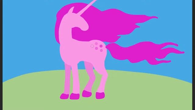Рисуем розовую лошадку единорога Draw a pink unicorn horse смотреть онлайн