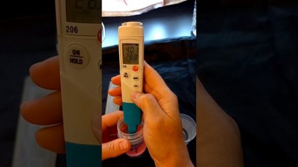 калибровка Рн метра testo 206/2
