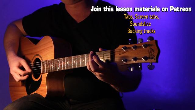 Michael Jackson Beat It Guitar cover 3 fingerstyle beginner versions смотреть онлайн