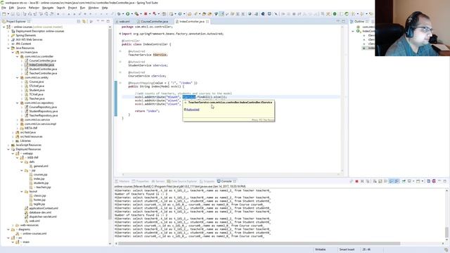 11. Online Courses - Spring Web MVC Flow Tieing Controllers and RequestMapping Annotation смотреть онлайн