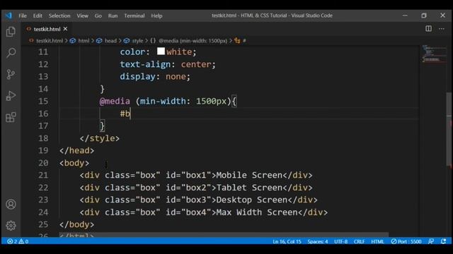 CSS Media Queries working explained, #21 CSS смотреть онлайн
