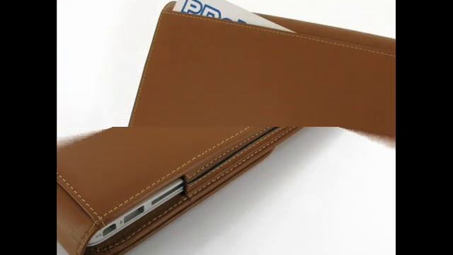 PDair Leather Case for Apple New MacBook Air 2011 13" - Horizontal Pouch Type (Brown) смотреть онлайн