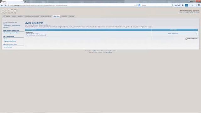 phpBB: Style installieren смотреть онлайн