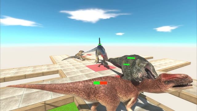Battle Royale In Sky - Animal Revolt Battle Simulator
