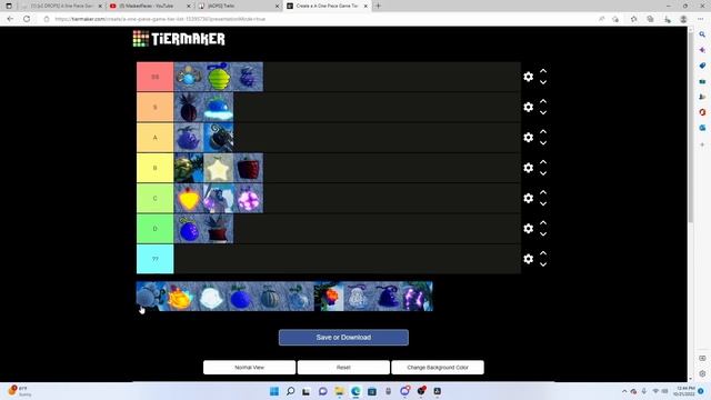 A ONE PIECE GAME FRUIT TIER LIST смотреть онлайн