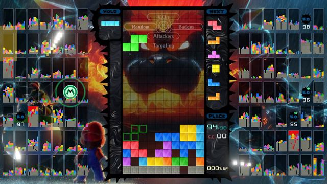 Tetris 99 #1 - "Tetris Battle Royale x Bowser's Fury!" смотреть онлайн