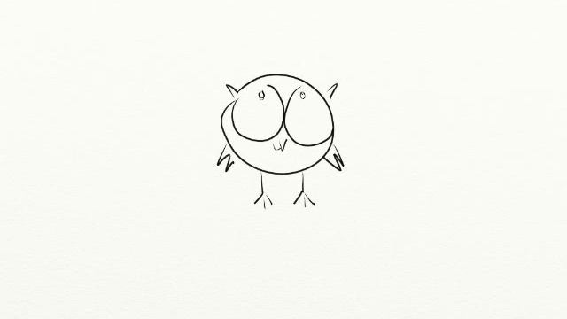 Bu - black and white animation about happiness смотреть онлайн