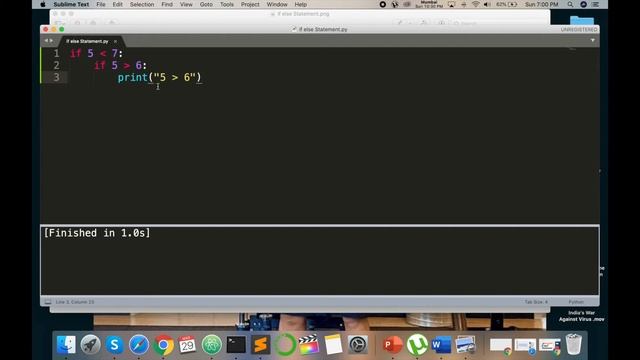 How to use Ifelse statement in Python смотреть онлайн