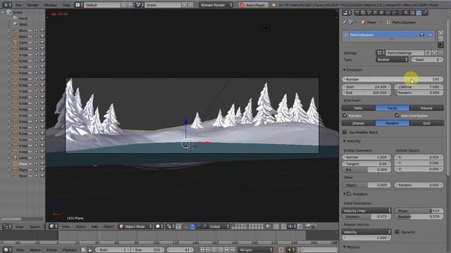 Зимняя шапка для страницы - Blender Timelapse смотреть онлайн