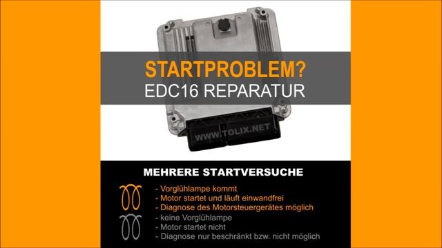 VW T5 1 9 TDI startet nicht? STARTPROBLEM? EDC16U1 Motorsteuergerät defekt? Reparatur bei tolix.net смотреть онлайн
