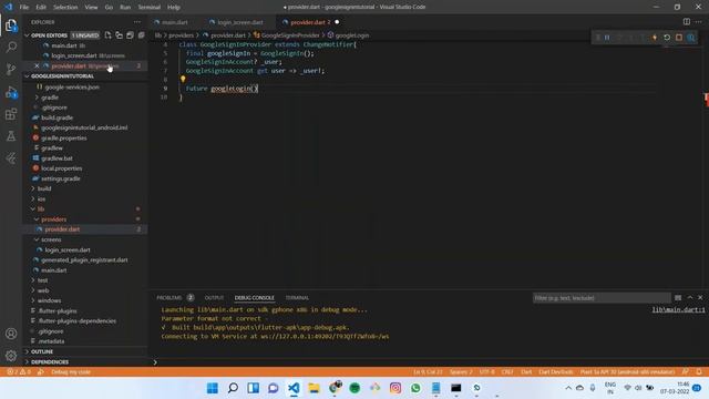 Google Sign-in with Flutter and Firebase Tutorial смотреть онлайн
