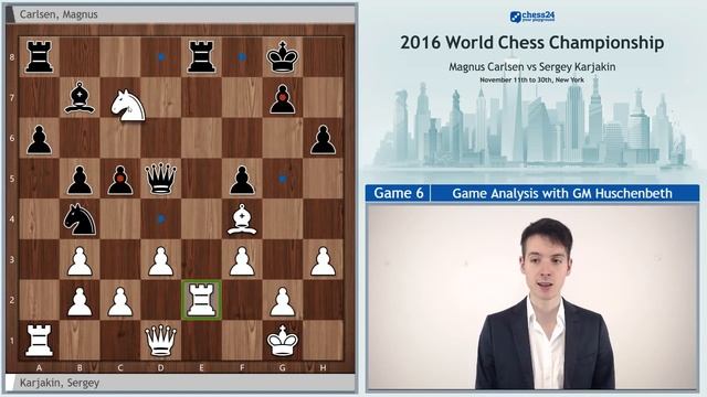 Karjakin Carlsen Game 6 World Chess Championship 2016 Grandmaster Analysis смотреть онлайн