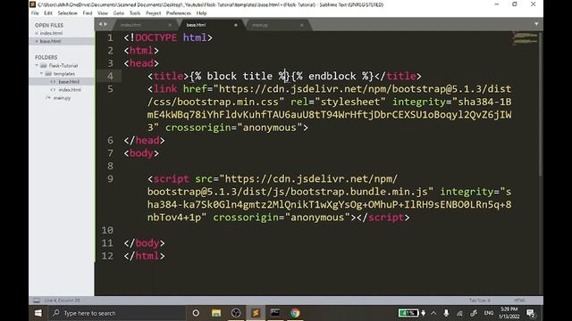 Web Development with flask #3 - Bootstrap and Html Inheritence смотреть онлайн