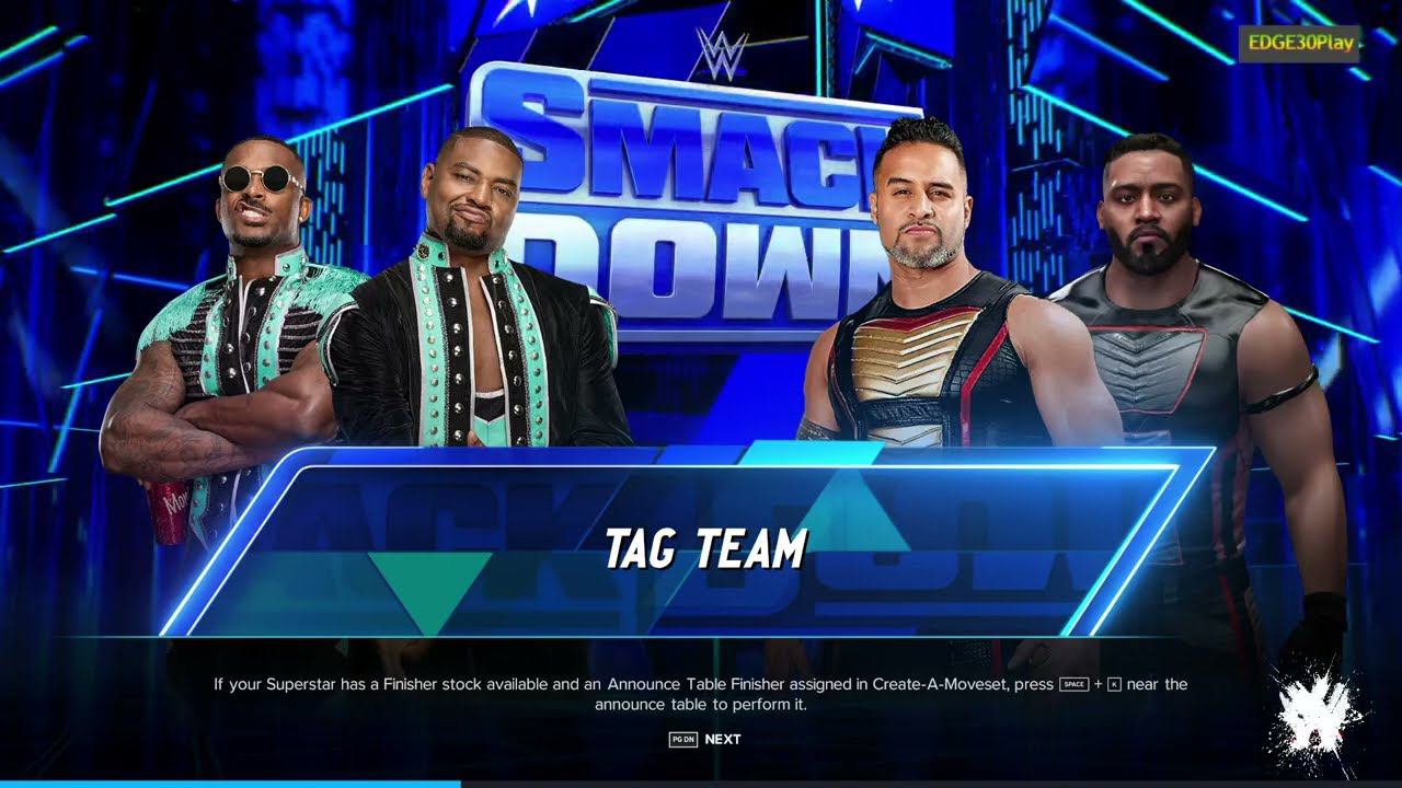 WWE2K24 Street Profits vs The Bloodline (Tama Tonga & Tonga Loa) смотреть онлайн