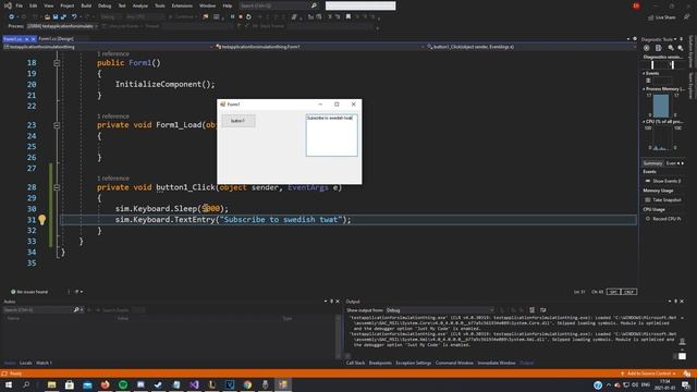 How To Send Inputs In C# [2021] смотреть онлайн