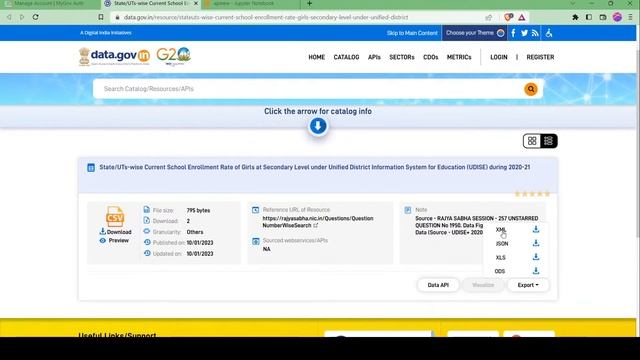 How to fetch data from API || Live demo data.gov.in смотреть онлайн