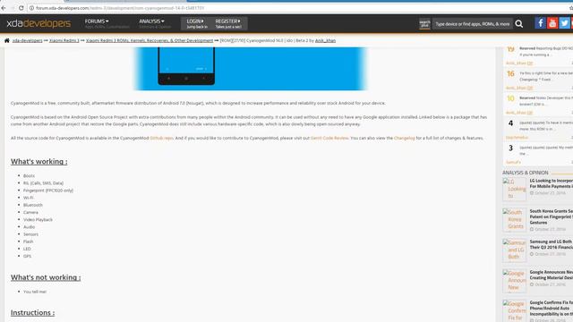 CyanogenMod 14: новый билд от 27.10.2016/New CyanogenMod 14 build смотреть онлайн