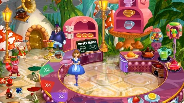 Alice's Tea Cup Madness - Mushroom Woods, Level 11 - 13 (#3) (Playthrough) (PC/HD 1080p) смотреть онлайн