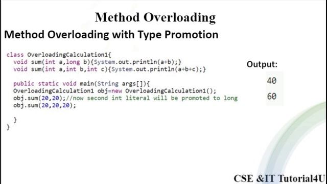 Method overloading and overriding in java смотреть онлайн