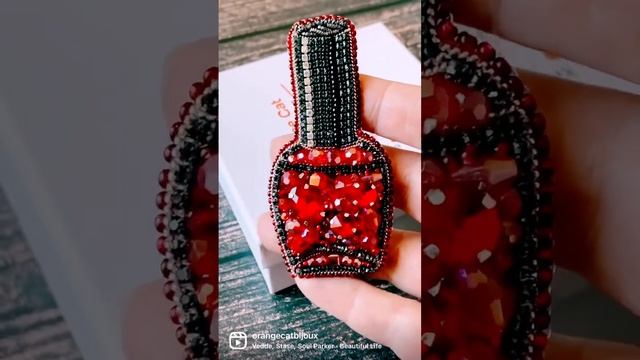 Брошь «ЛАК» | GEL POLISH BROOCH #gelpolishnails #брошьлак смотреть онлайн