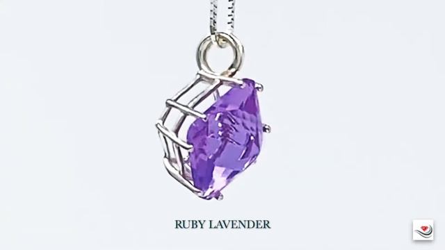 Ruby Lavender Magician Stone Set in Sterling Silver смотреть онлайн