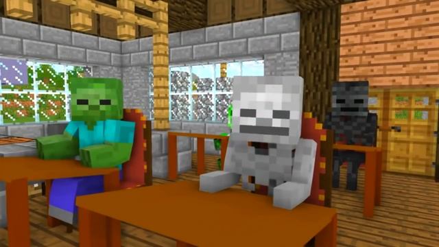 Monster School : All Episodes ! ( Season 1-7 ) - full Minecraft Animation смотреть онлайн