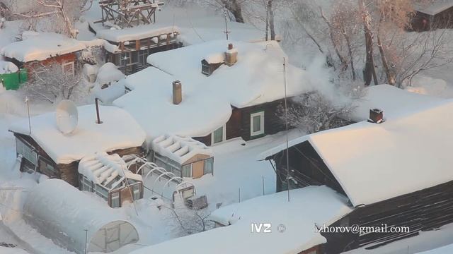 Frosty Day, siberian village смотреть онлайн