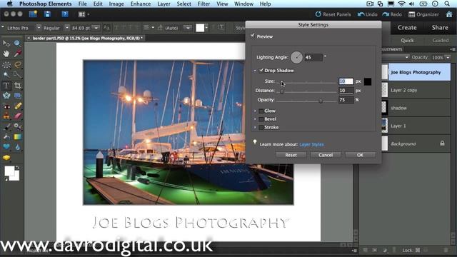 Photoshop Elements Matt Border part 2 смотреть онлайн
