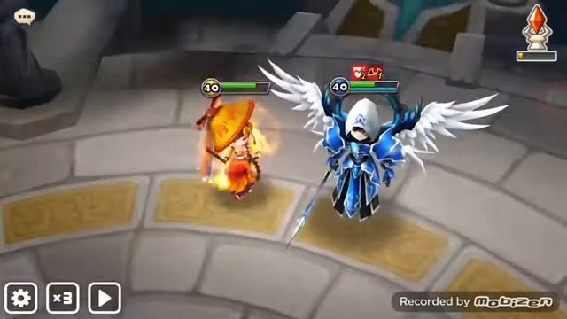 Summoners War: Sky arena - Chris "light magical archer" VS. HP Team. Arena test смотреть онлайн