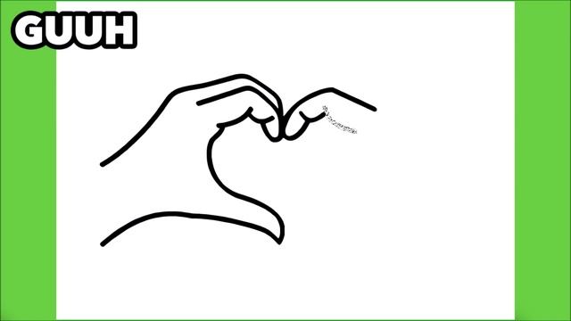 HOW TO DRAW HANDS MAKING A HEART смотреть онлайн