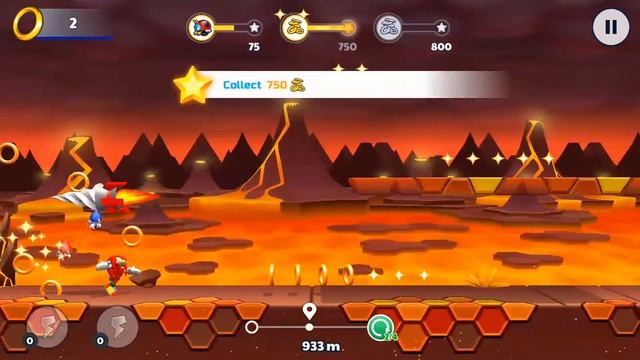 Sonic Runners Adventure Lava Mountain Level 29 Walkthrough Gameplay Android/iOS смотреть онлайн