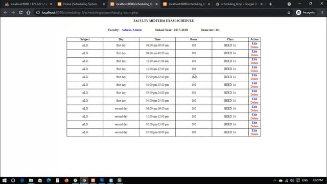 Online Class and Exam Scheduling System in PHP bootstrap with source code смотреть онлайн