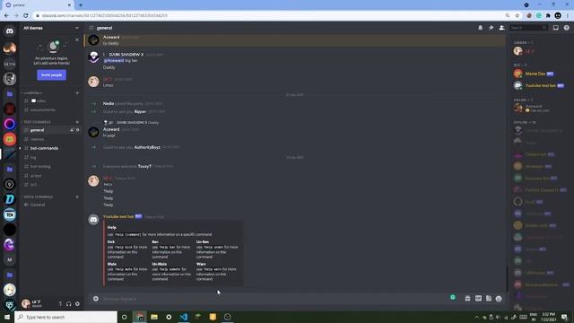 How to make a discord bot in discord.py | custom help command | part-5 смотреть онлайн