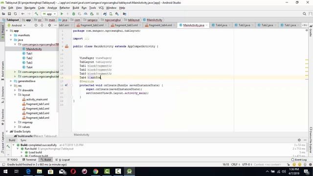 Tablayout with viewpager in fragment android studio смотреть онлайн