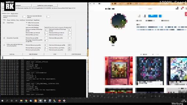 INSTAGRAM BOT 2020 | NEW BOT | BotsbyRK | best undetected insta bot смотреть онлайн