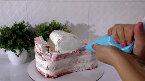 Торт МОЛНИЯ МАКВИН Как сделать торт МАШИНКУ Кремовый торт