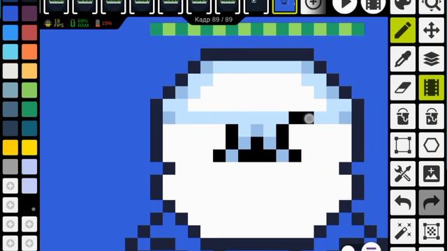 Рисую санса из игры undertale (pixel studio) смотреть онлайн