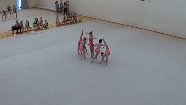Vingro Visi 2015 Групповое упражнение со скакалками 75 школа, Рига 4 сп разряд 1 место смотреть онлайн