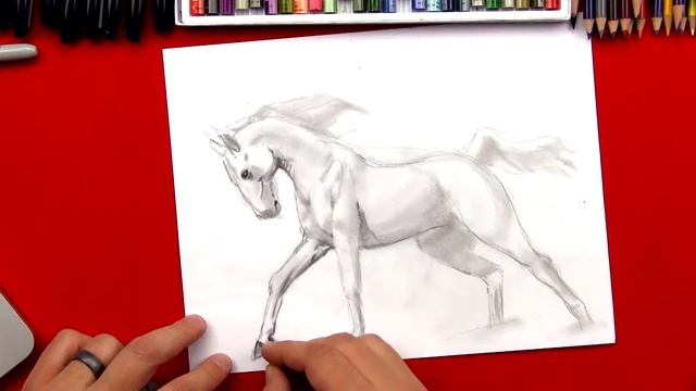 Daily Sketch Challenge 032: Horse (40 min) смотреть онлайн