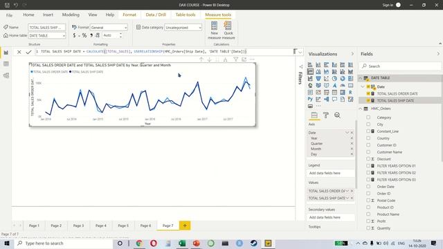 POWER BI DAX - USERELATIONSHIP смотреть онлайн