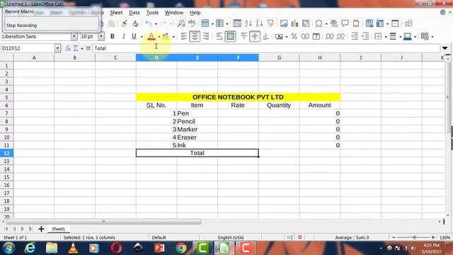 libreoffice calc tutorial for beginners || macro in libreoffice calc ?? in hindi ?? смотреть онлайн
