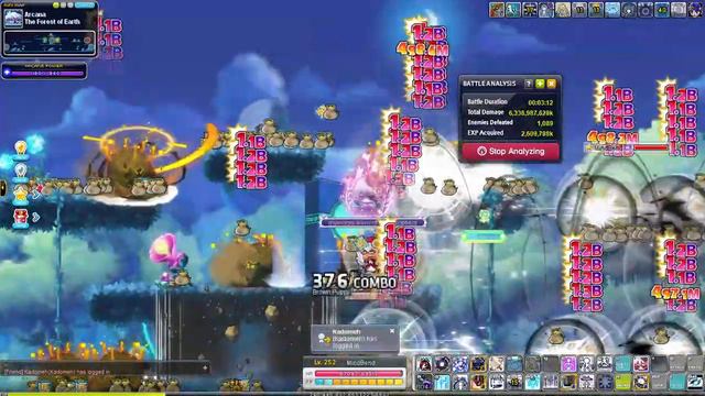 Maplestory Kinesis| Arcana The Forest Of Earth Rotation (With Vacless Looting)| Earth Spirits смотреть онлайн
